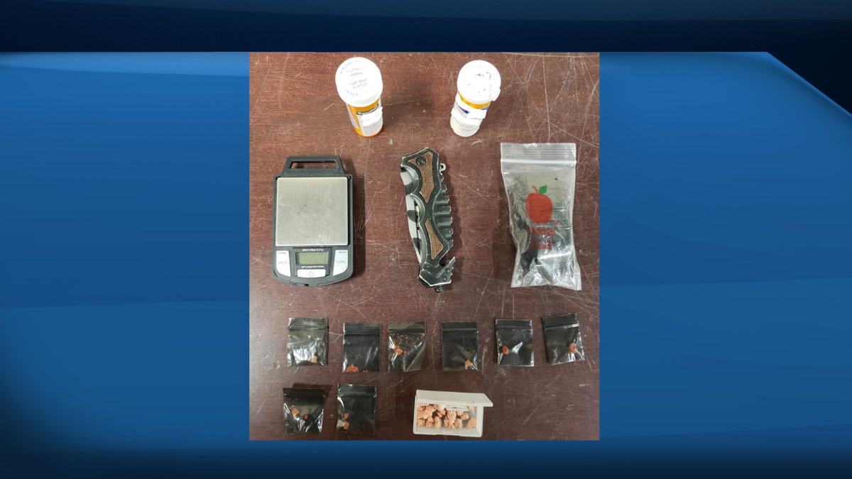 Waterloo Regional Police released a photo of the seized contraband on Monday.