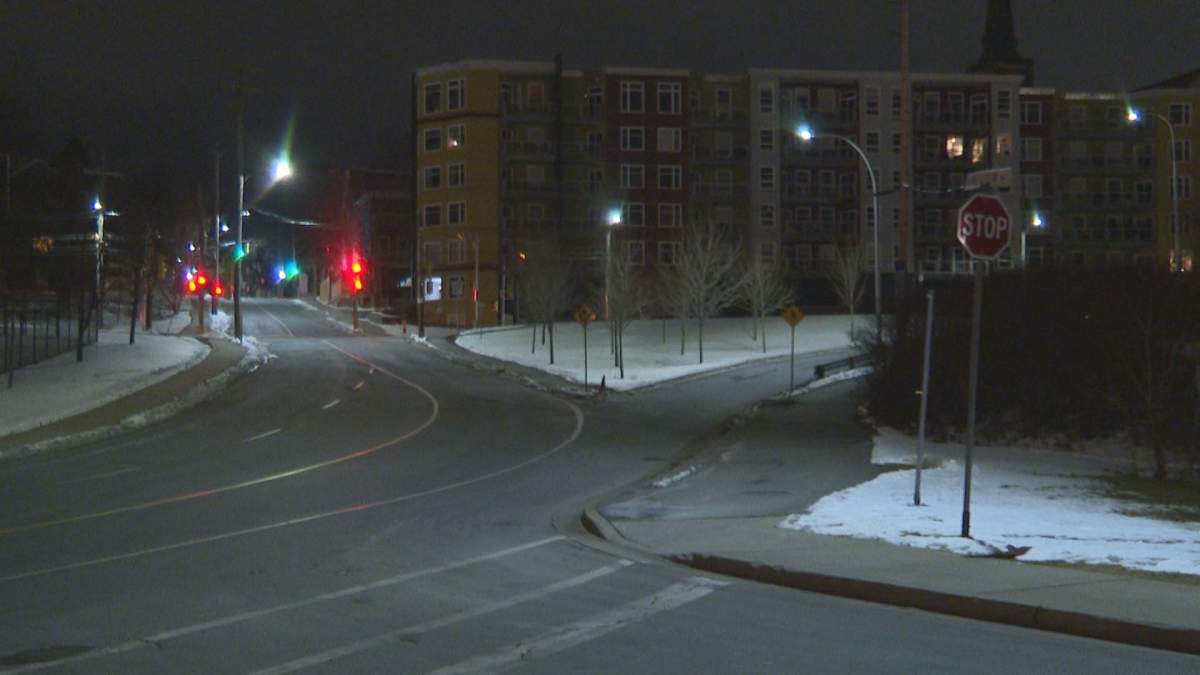 Halifax Regional Police say the crash happened early Friday morning, around 1 a.m., at the intersection of Upper Water Street and Valour Way in downtown Halifax.