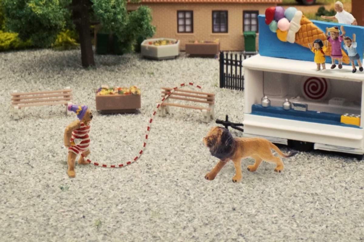 A character with a long penis is shown in ‘John Dillermand,’ a Danish cartoon.