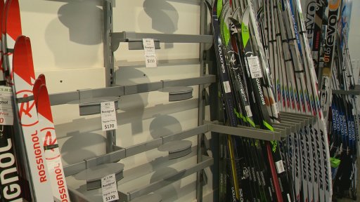The manager of Fresh Air Experience in Regina says the store has seen unprecedented demand for cross country skiing gear.