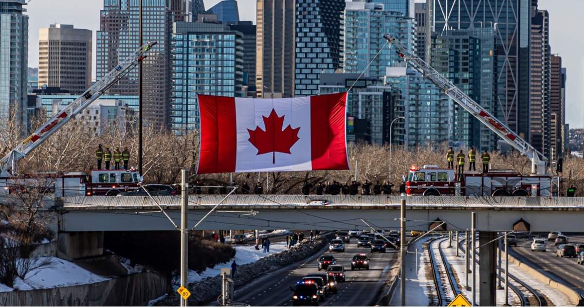 On Jan. 5, 2021, the Calgary Police Service formally escorted Harnett’s body from the medical examiner’s office on Bowness Road Northeast to a funeral home in Forest Lawn.