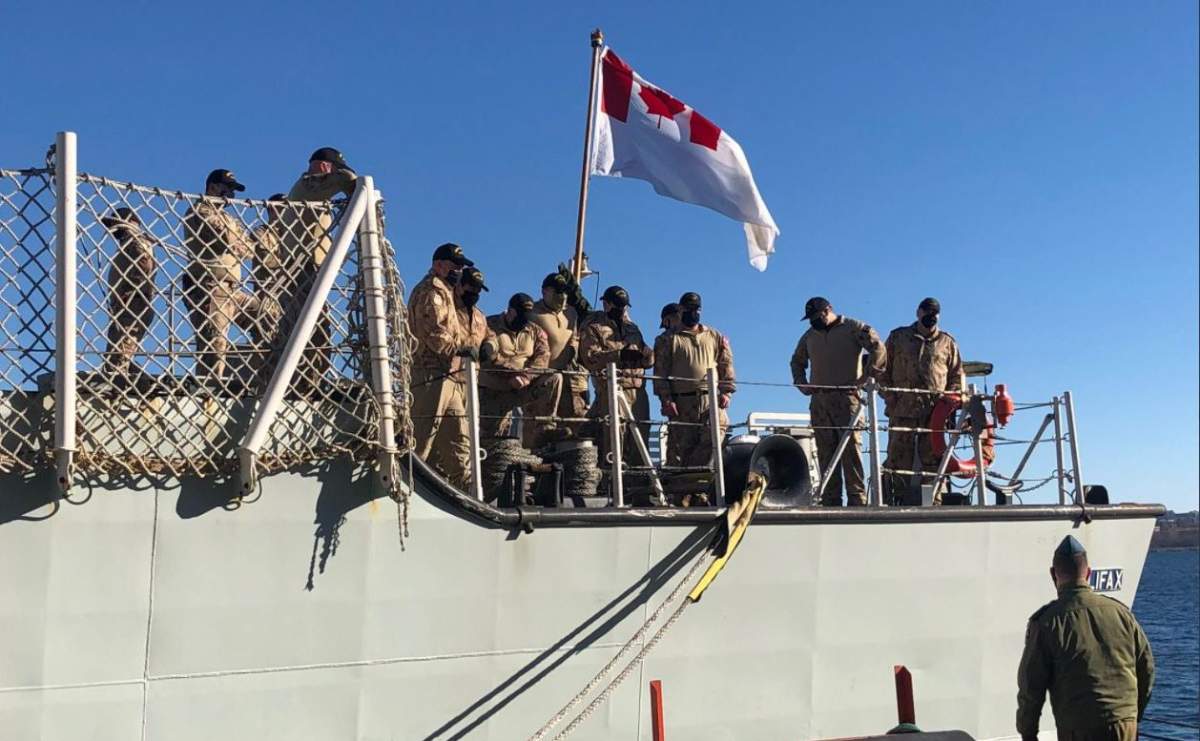 HMCS Halifax with 252 crew members on board set sail in January for a a six-month deployment in NATO's Operation Reassurance. .