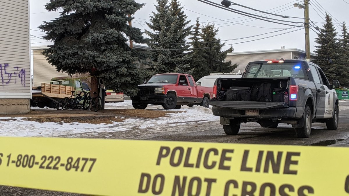 Police said a vehicle was shot at in Calgary on Sunday, Jan. 31, 2021.