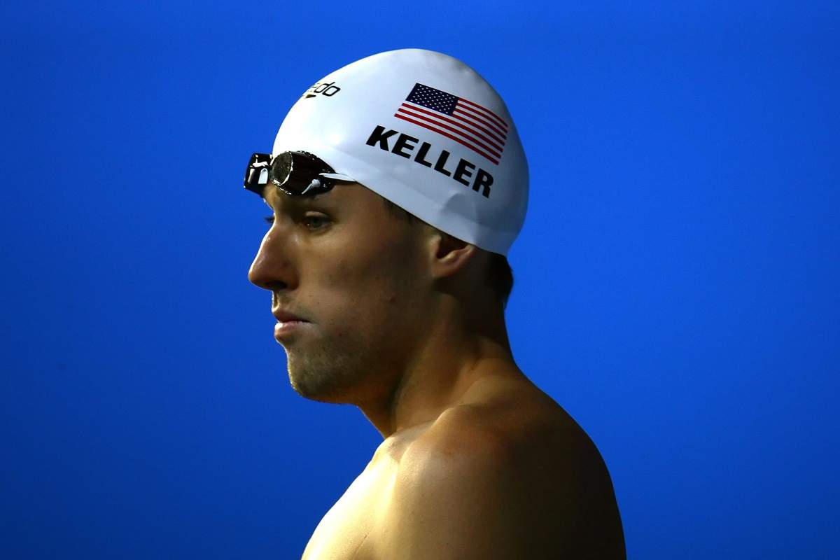In this file photo, Klete Keller of the United States of America is shown after finishing second in the Men’s 200m Freestyle heats during the XII FINA World Championships at the Rod Laver Arena on March 26, 2007, in Melbourne, Australia.