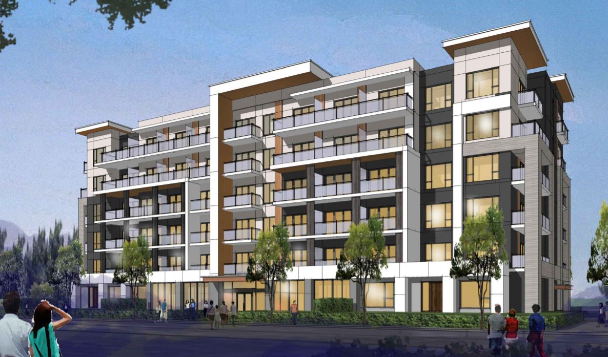 City council has rezoned property in the Capri-Landmark District for a proposed six-storey 94 unit building. 