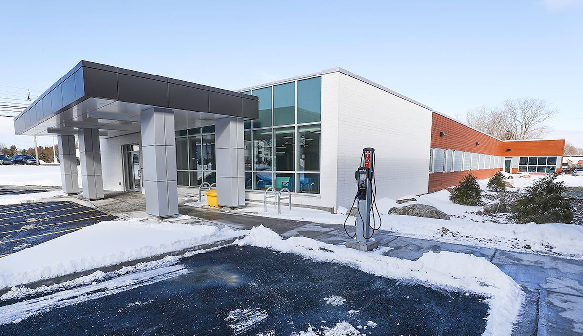 The new Soldiers Memorial primary health-care centre in Middleton, N.S., is seen in this handout photo.