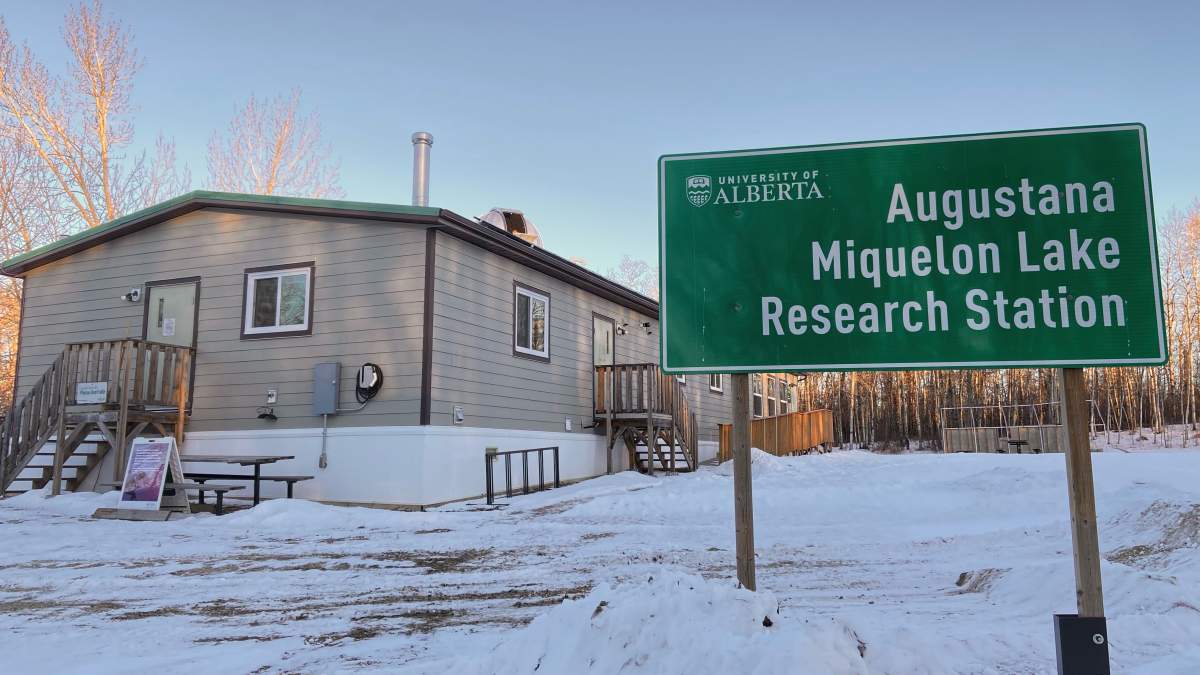 The University of Alberta Hesje Observatory at Miquelon Lake Provincial Park on Friday, January 15, 2021.