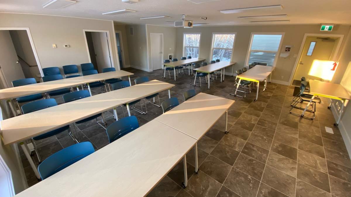 A classroom at the the University of Alberta Hesje Observatory at Miquelon Lake Provincial Park on Friday, January 15, 2021.