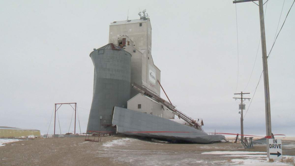 The facility is owned by Viterra Canada Inc, though government information shows the company did not renew its grain elevator license in Pense this past summer.
