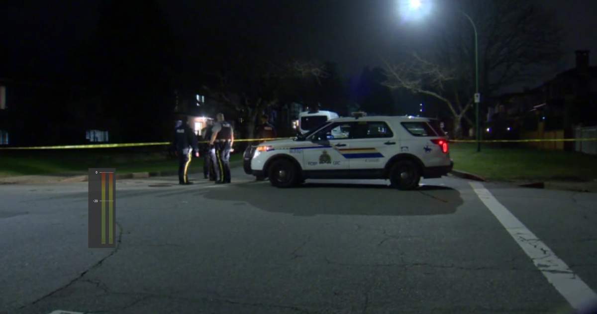 Police from across metro Vancouver, including the Emergency Response Team, surrounded a north Burnaby home for hours Thursday night.