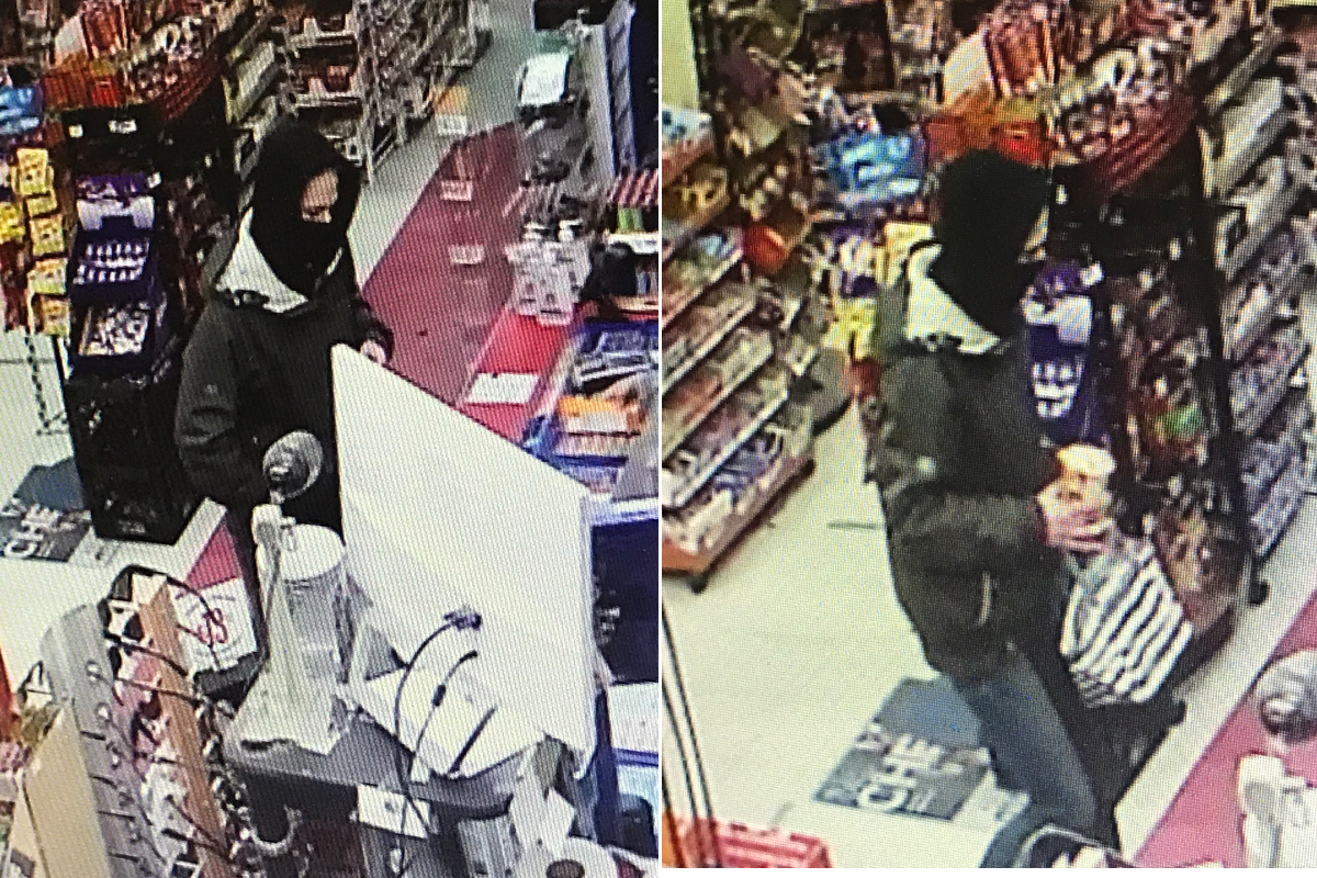 Waterloo Regional Police say they are looking to speak with this woman in connection to an early morning robbery in Kitchener.