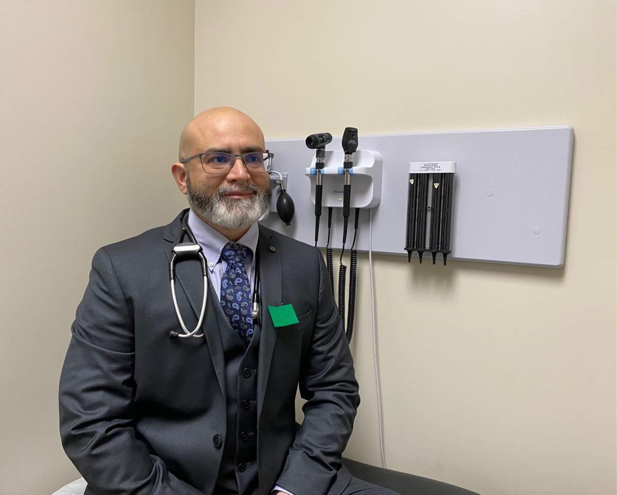 Dr. Mukarram A. Zaidi, a family physician in Calgary.