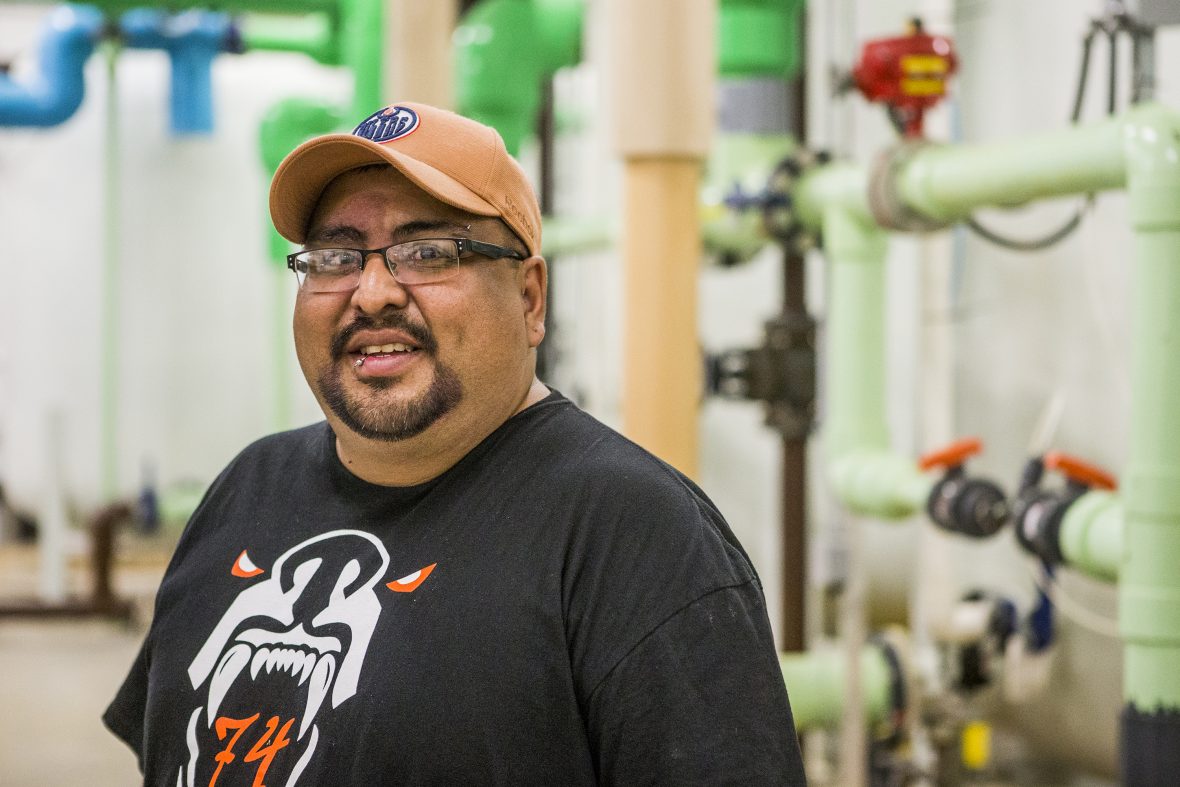 Nathan Martell is the water operator at Moosomin First Nation. Photo taken on Moosomin First Nation, Sask., on Wednesday, Aug. 5, 2020.