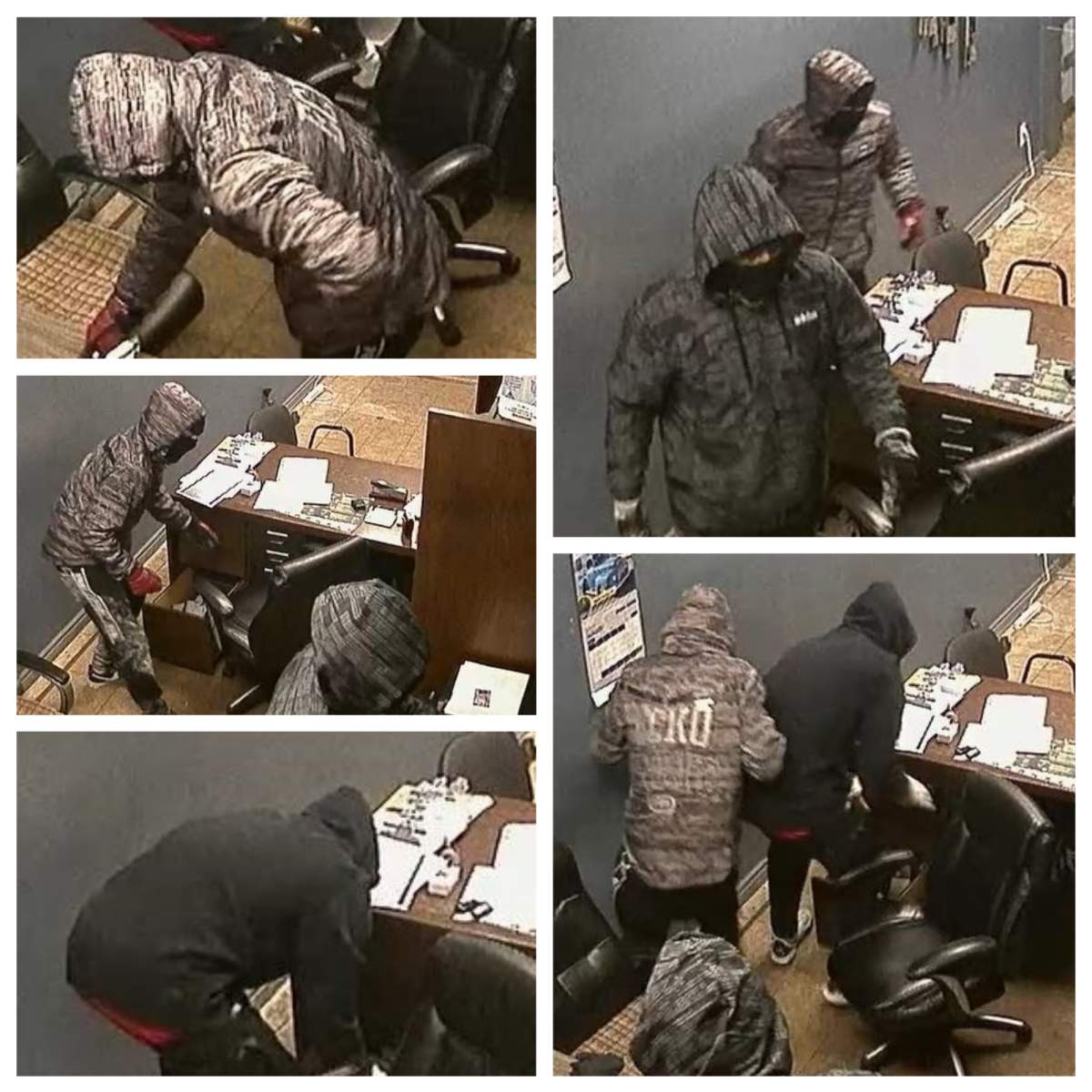 At approximately midnight on January 23, three suspects broke into Master Tech Auto located at 370 Windmill Road.