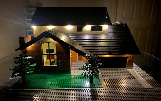 Regina resident Sharif Alshurafa builds replica homes out of Lego blocks.