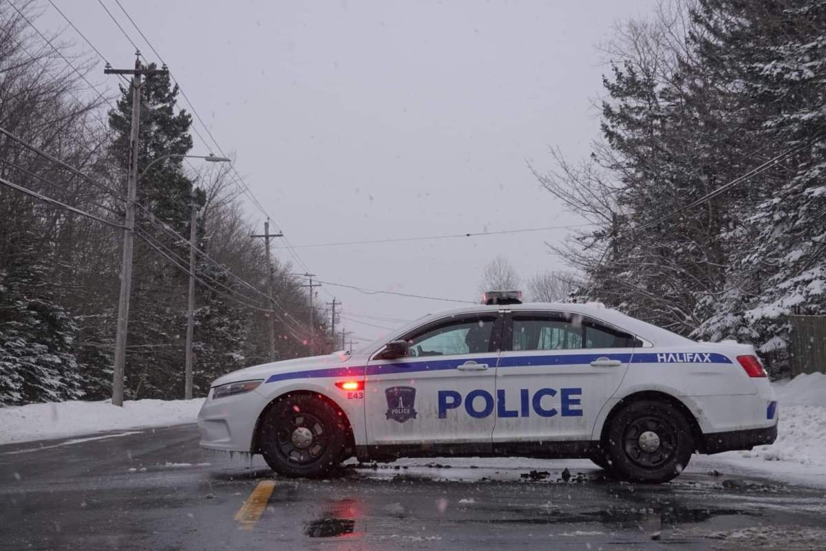 File - A Halifax Regional Police cruiser on Mount Edward Rd. in Dartmouth on Feb. 20, 2021. 