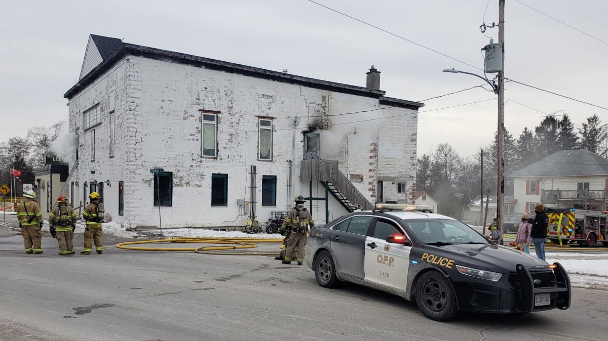 An apartment fire in Colborne, Ont., has been deemed suspicous.