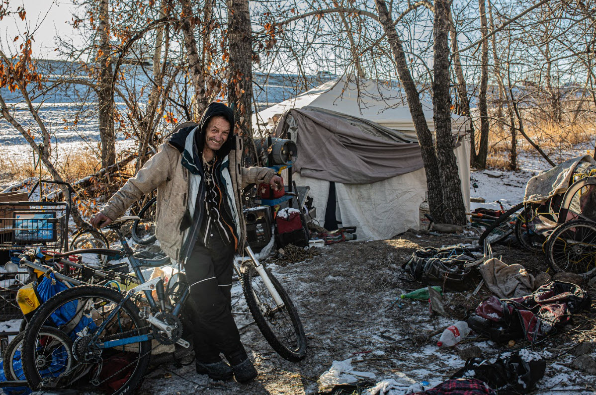 Encampment in Calgary. (COURTESY: Alex Ramadan)