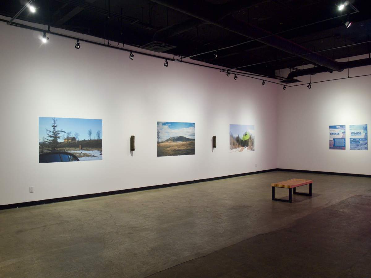 Brittney Bear Hat’s work at Edmonton’s Latitude 53 gallery in 2018.