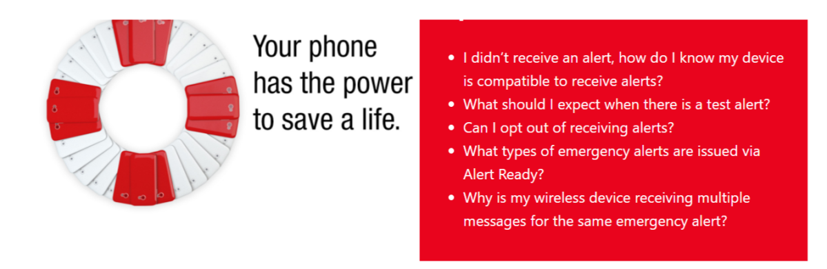 Image of Alert Ready system website captured Feb. 11, 2021.