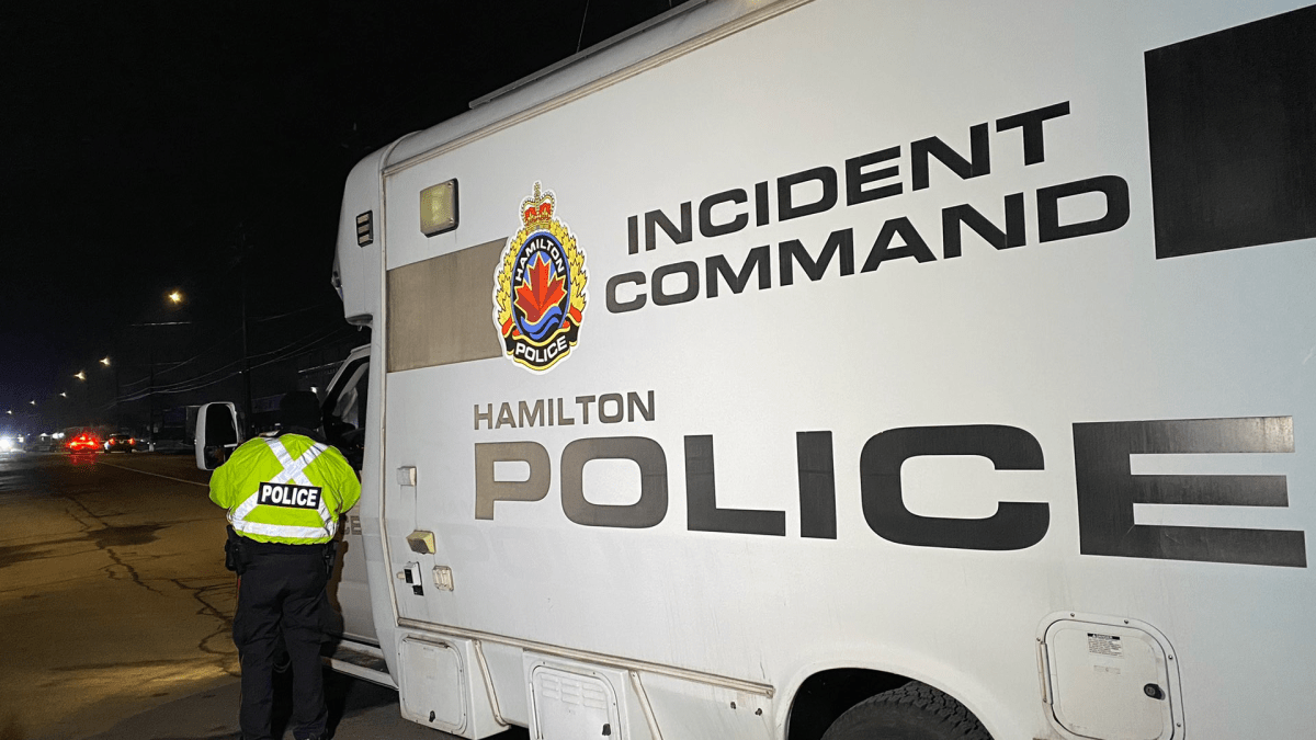 Hamilton police on scene investigating a homicide near Arvin Avenue and Hilton Drive in Stoney Creek on Feb. 28, 2021.