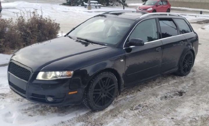 Edmonton police are looking for a black 2004 Audi A4 in connection with a missing person investigation.