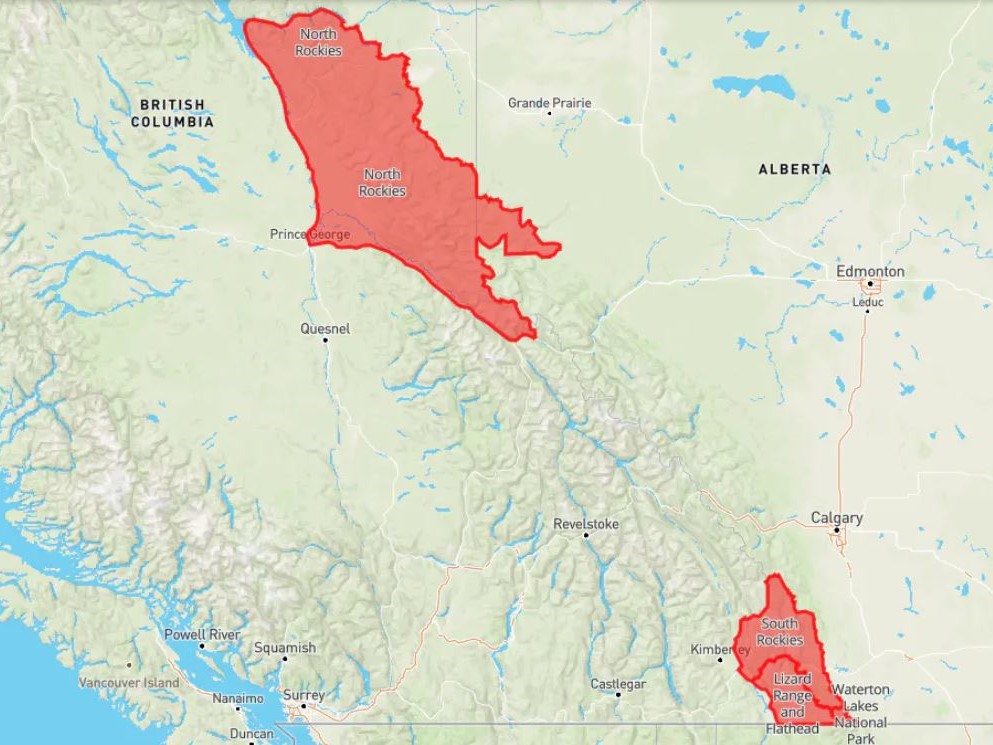 Issued by Avalanche Canada on Thursday, the warning is aimed at recreational backcountry users.