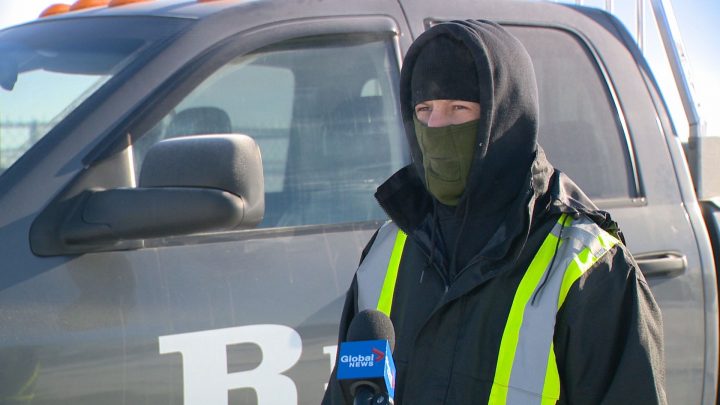 Corie Rempel volunteered around 40 hours of his own time this week boosting vehicles around Regina.
