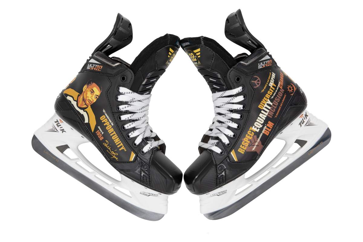 Bauer Hockey unveiled custom skates with a design honouring Willie O’Ree as part of Black History Month. Several NHL players plan to wear the skate this week.