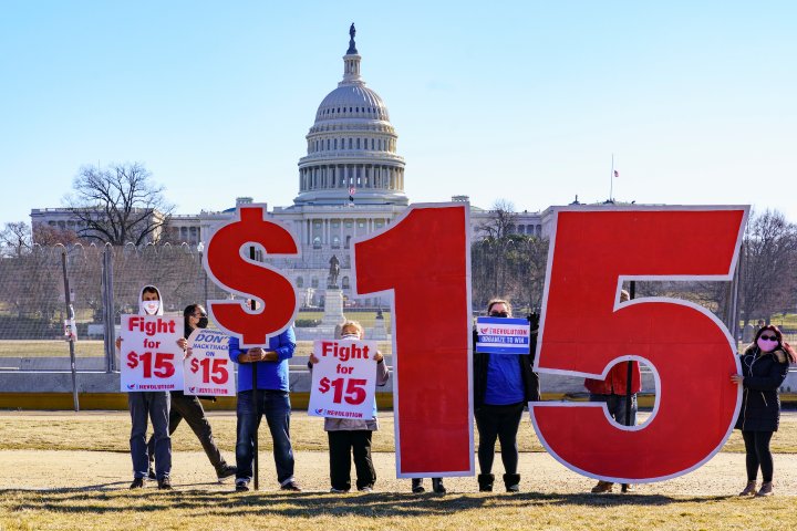 COVID-19 relief bill cannot include $15 minimum wage hike, Senate arbiter says