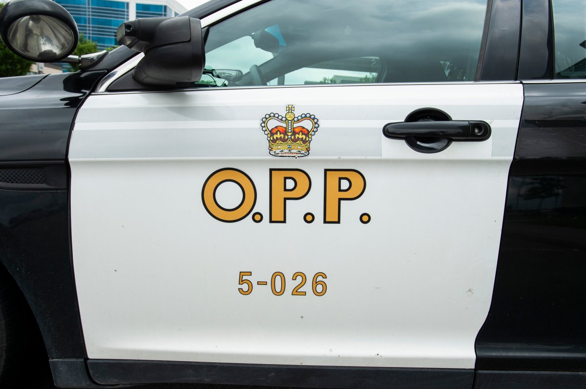 FILE - An Ontario Provincial Police cruiser.