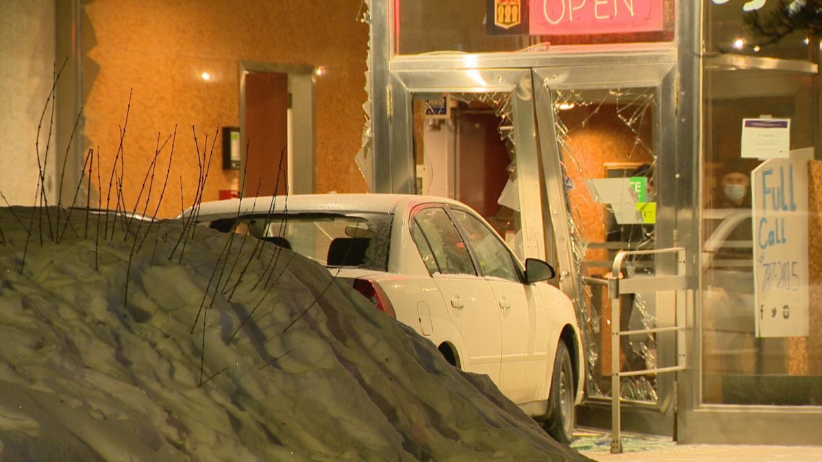 A vehicle crashed into the Royal Saskatchewan Museum at about 7:15 p.m. on Feb. 16, according to the Regina Police Service. 