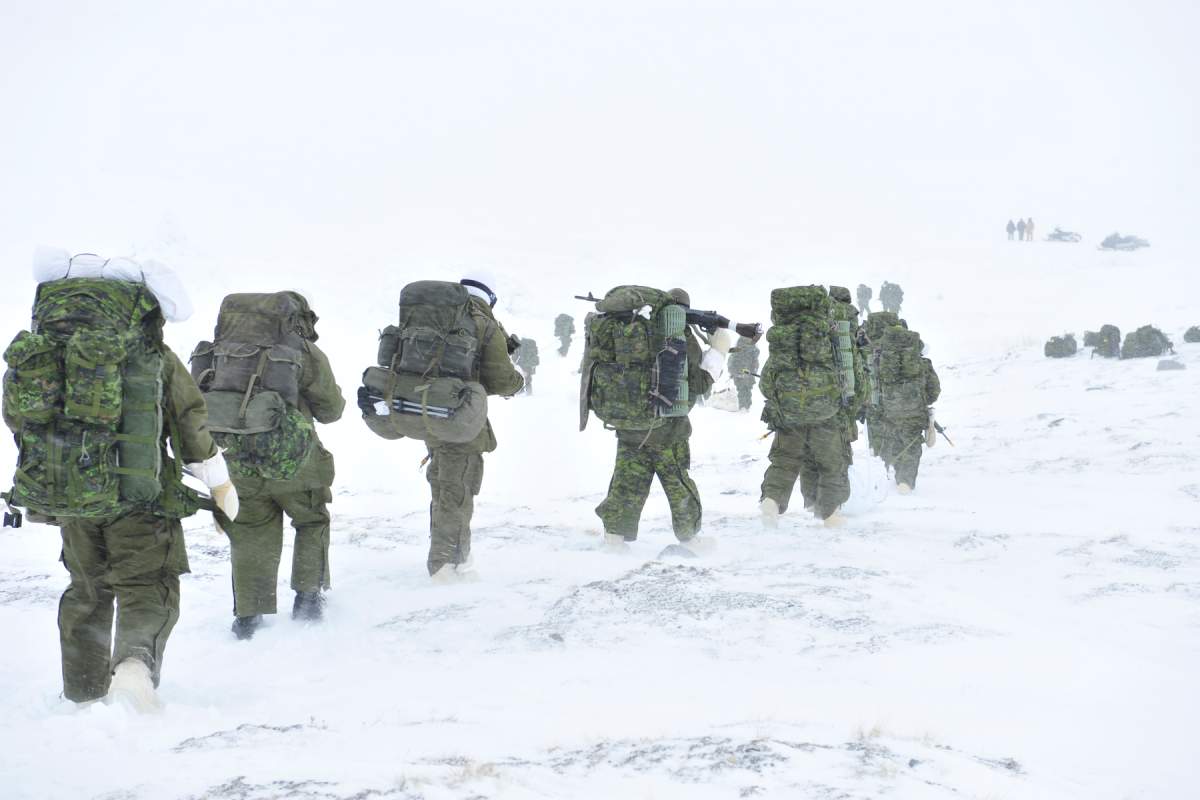 Training activities include patrolling, land navigation, construction of snow defences and survival in a cold weather environment.