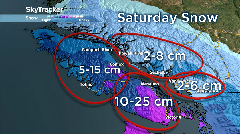 Winter Storm Warnings For B.C.’s South Coast. Heads Up Victoria ...