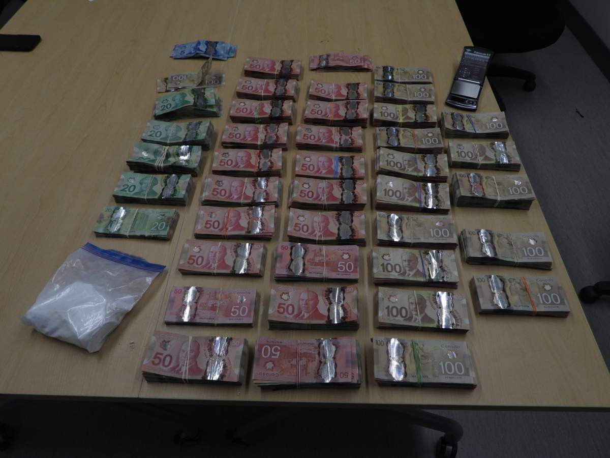 As part of the continuing 'Project Renewal' investigation, local police and OPP officers seized hundreds of thousands of dollars worth of cash and drugs in Belleville last week. 