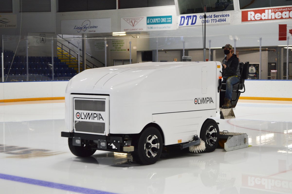 Big Hill Services owner in Alberta says they sold their very first electric ice resurfacer to Saskatchewan and it’s in Swift Current.