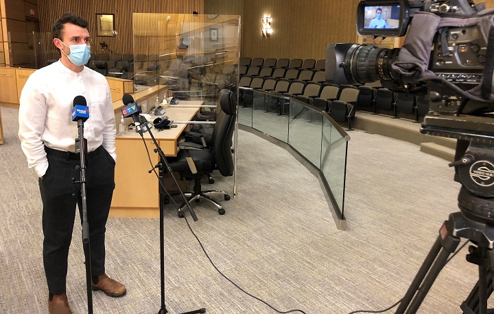Regina city councillor and lawyer Daniel Leblanc says was let go from his position with Gerrand Rath Johnson LLP. on Jan. 29, 2020. 