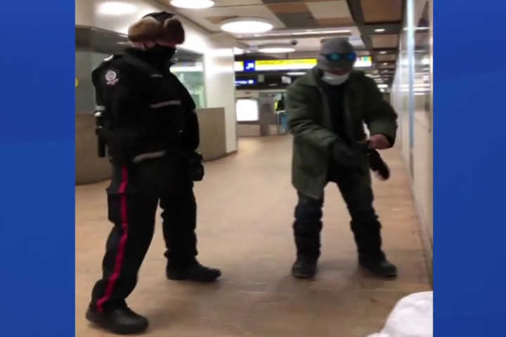 ‘We must do better’: Edmonton police address interaction with homeless people in LRT station