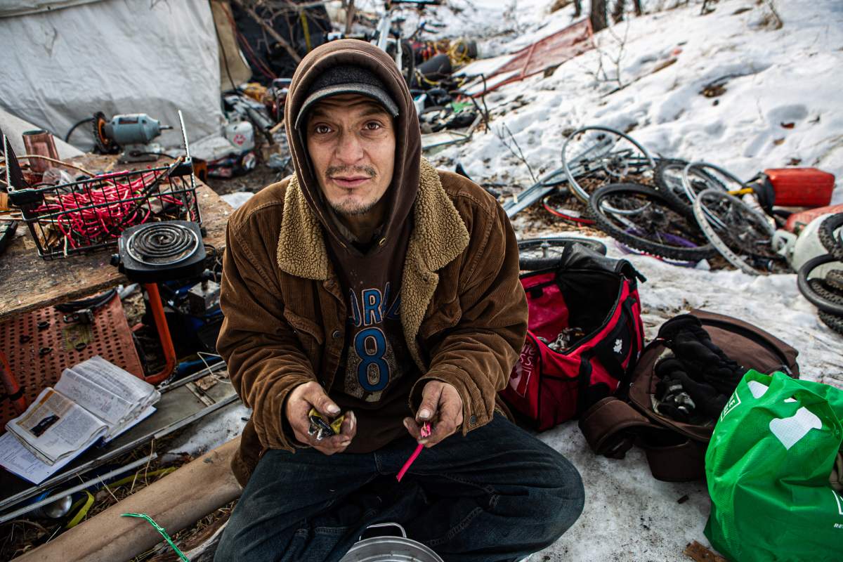 Jason Milo, 40, is chronically homeless, having been on the streets since the age of 14. (COURTESY: Alex Ramadan)