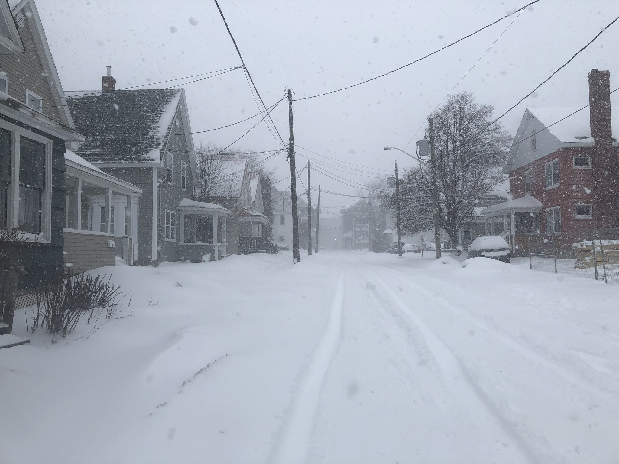 New Brunswick power outages caused by heavy snowfall and high winds