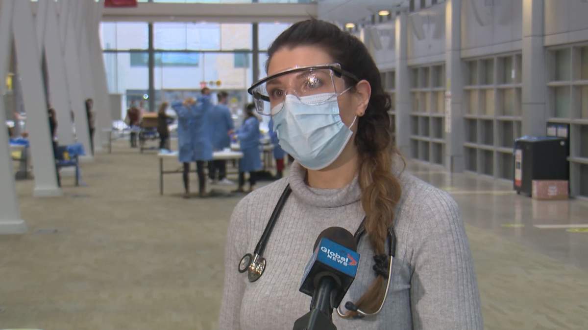Pauwlina Cyca is a first-year medical student at the University of Calgary and part of a group petitioning the Alberta government to have students on medical teams included in Phase 1 of vaccinations immunized against COVID-19.