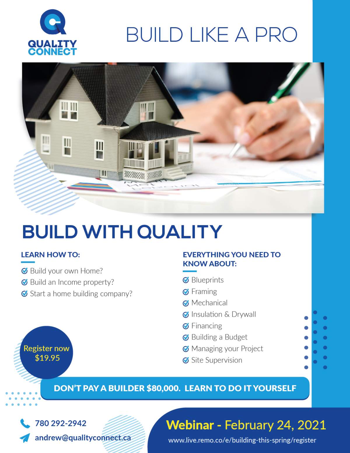 Build your own home webinar - image