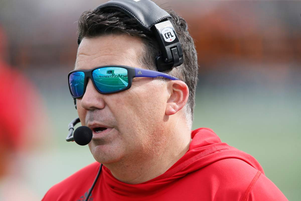 Jaime Elizondo has been hired as the head coach of the Edmonton Football Team. (File: 2018).