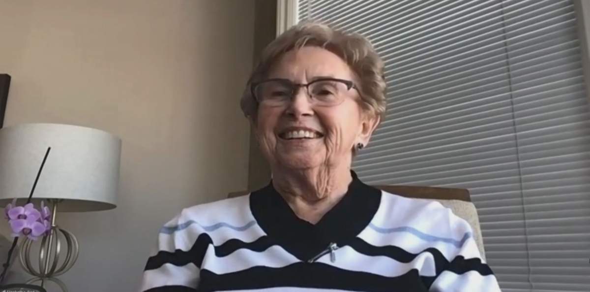 Elizabeth Baker lives in a long-term care home in Edmonton that did not fall under the vaccine eligibility in Phase 1A of the rollout.