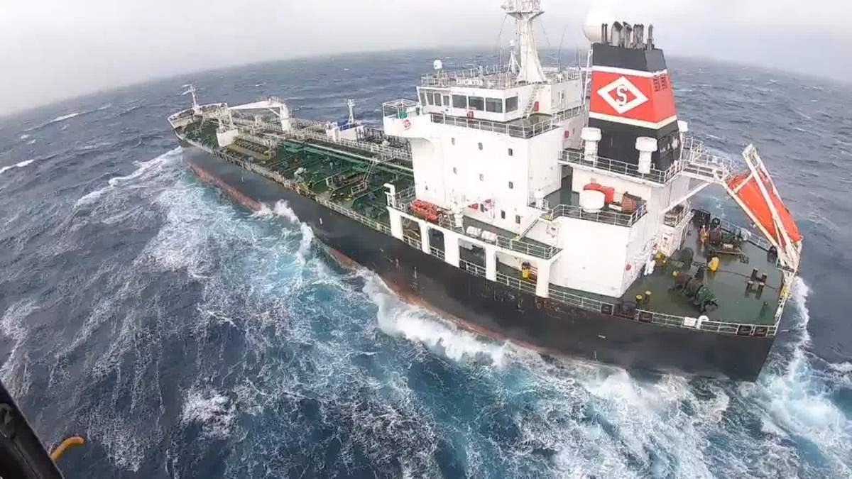 The Royal Canadian Air Force received information mid-last week that there has been an injury on a tanker vessel coming across the Atlantic.