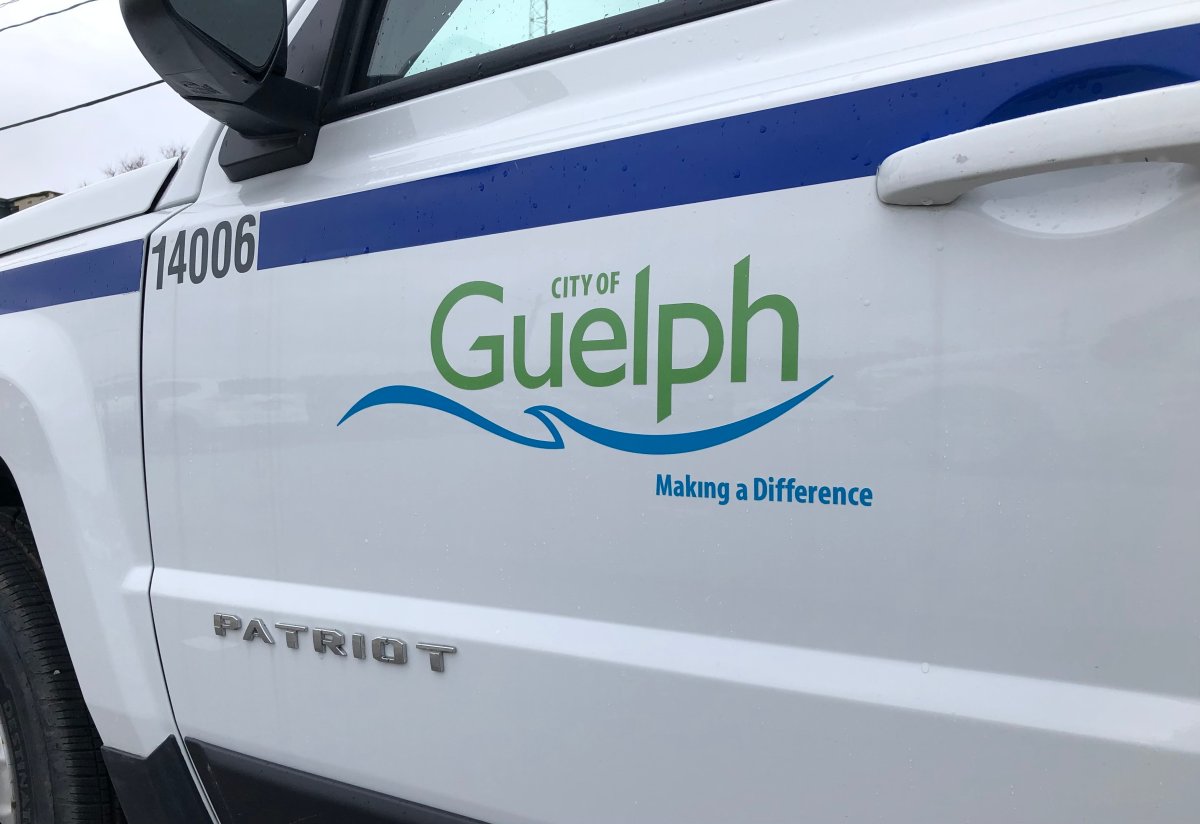 City of Guelph vehicle.
