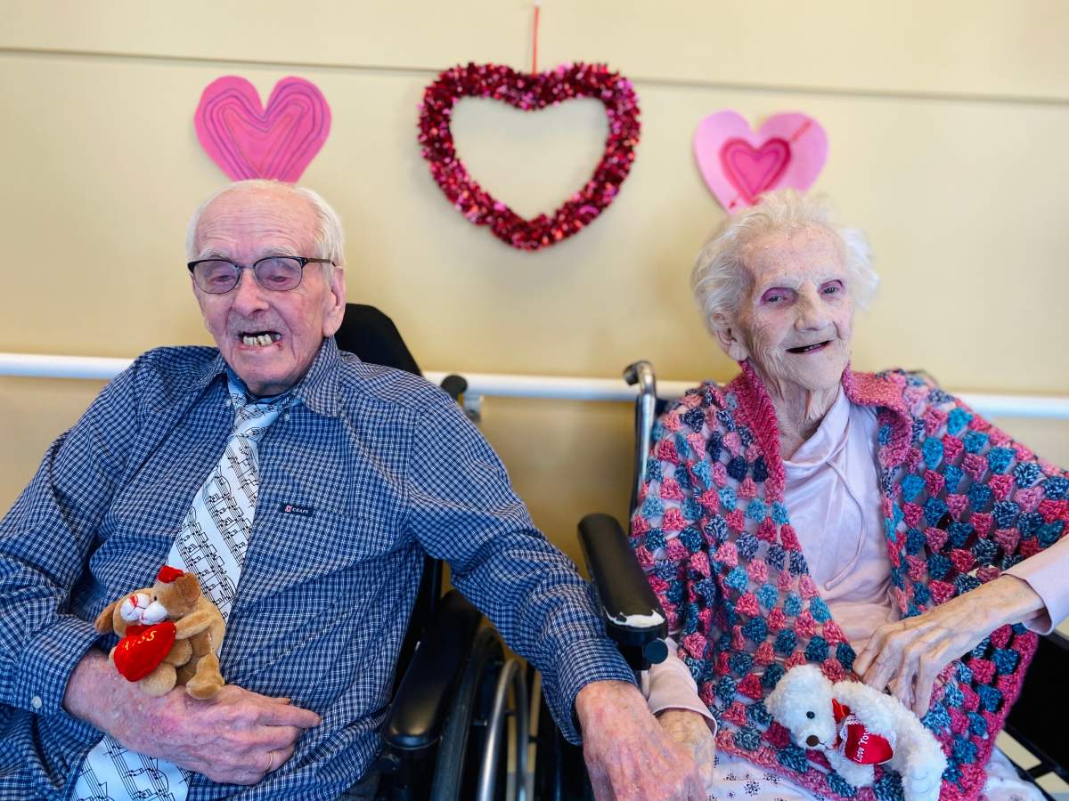 Marion and Robert Sisson have been married for 74 years.