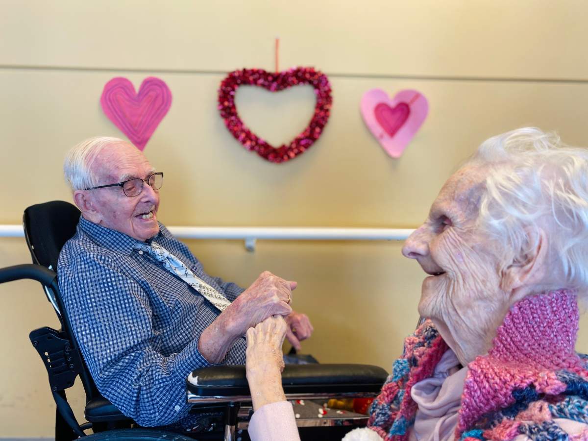 Marion and Robert Sisson have been married for 74 years.