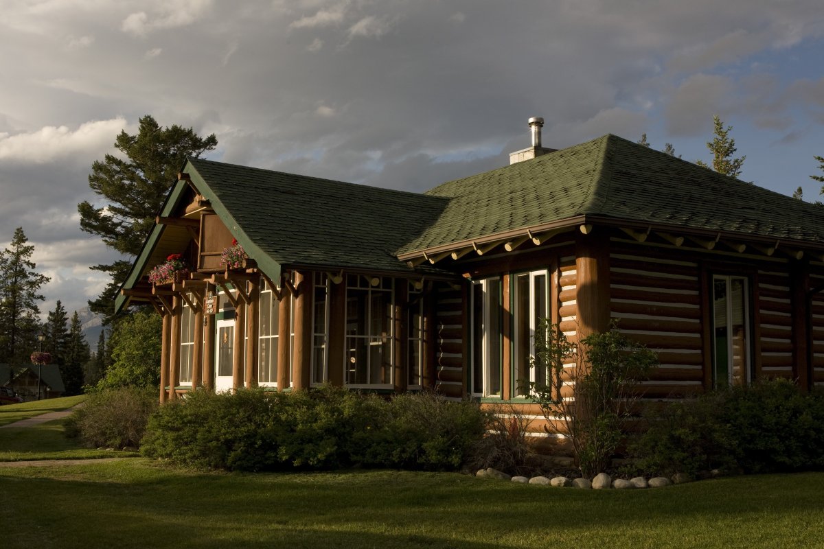 A luxury cabin at the Fairmont Jasper Park Lodge in Jasper, Alta.