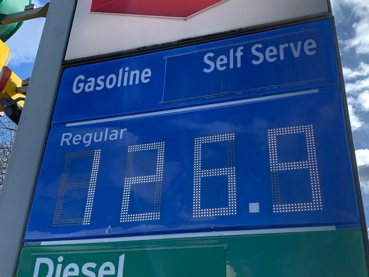 Price of gas shoots up 9 cents a litre in Central Okanagan Okanagan